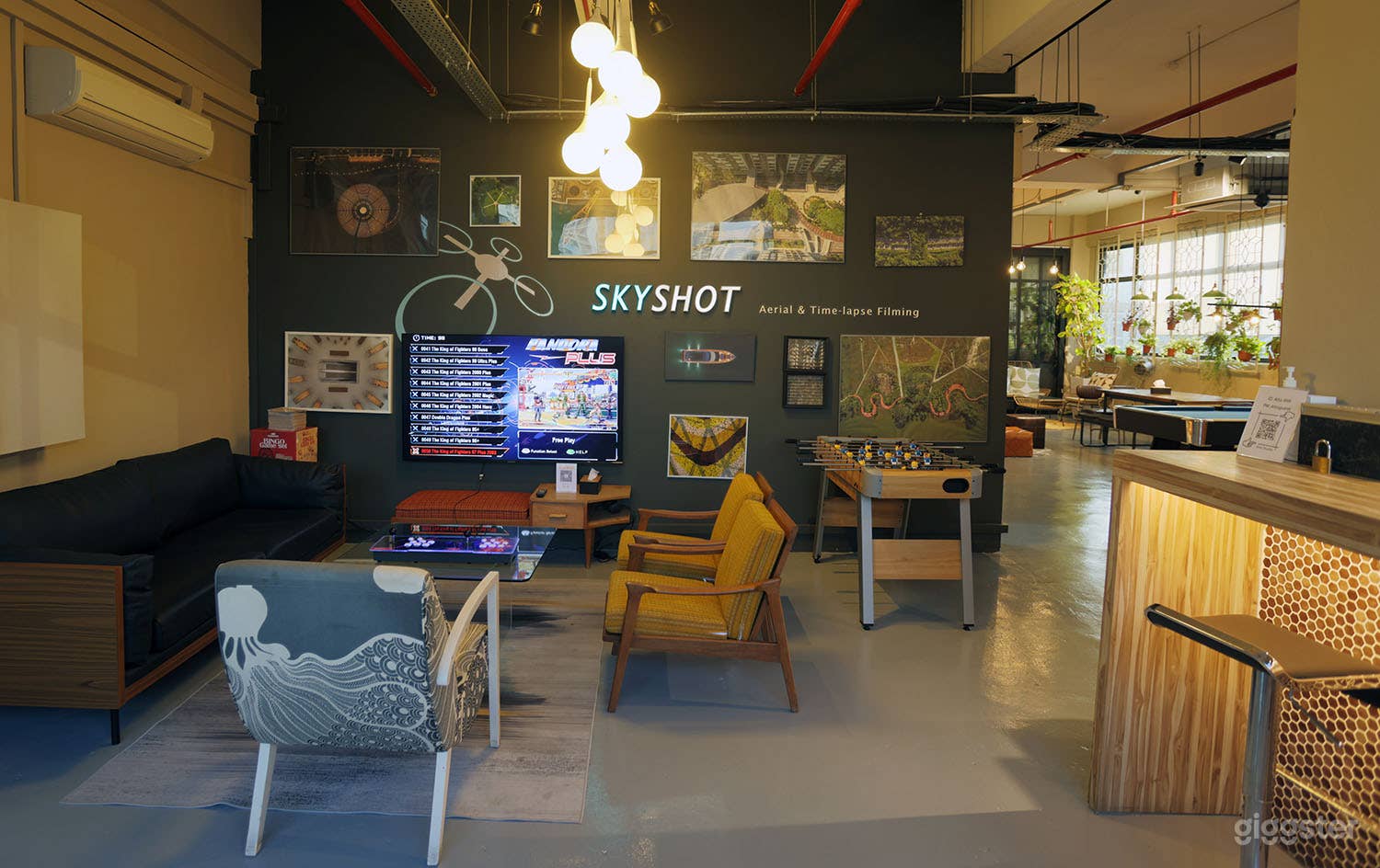 Reception area