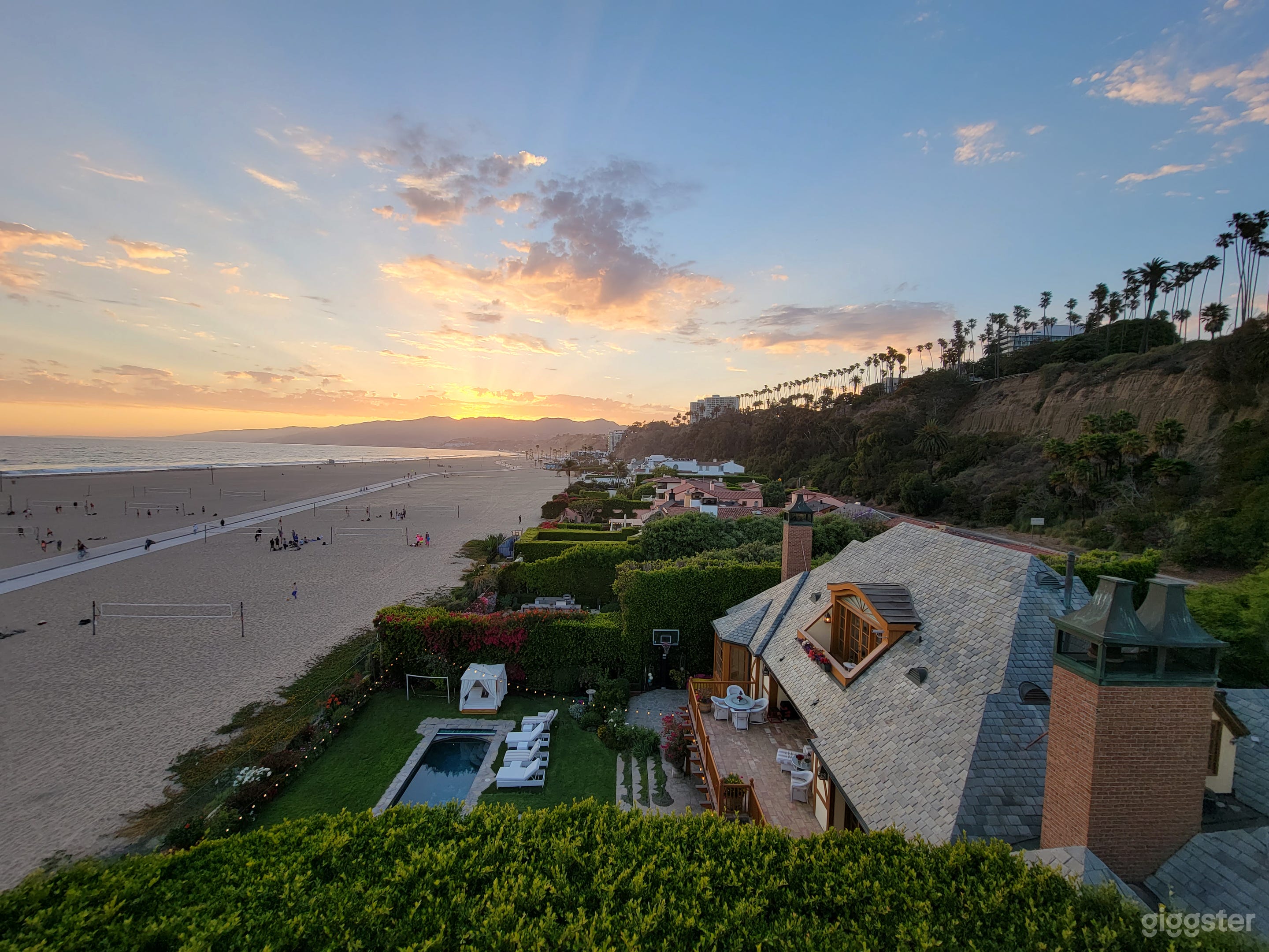 Expansive Estate on the sands of Santa Monica.