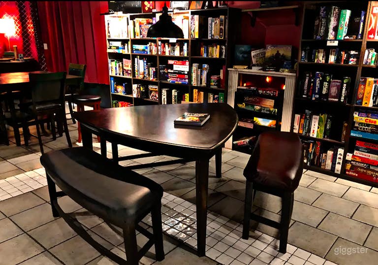  Magically decorated space with themed rooms, game library 