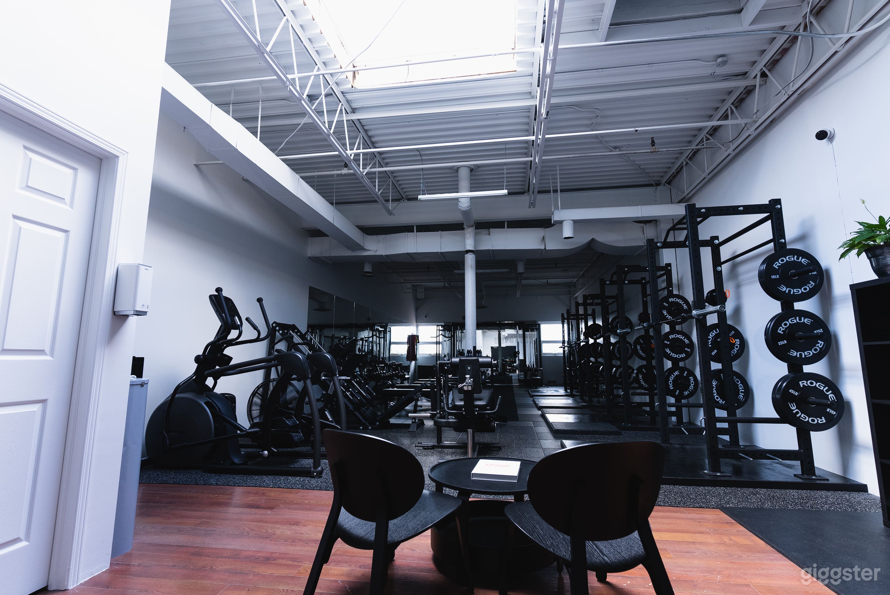 Big skylight window for natural lighting - great for shoots