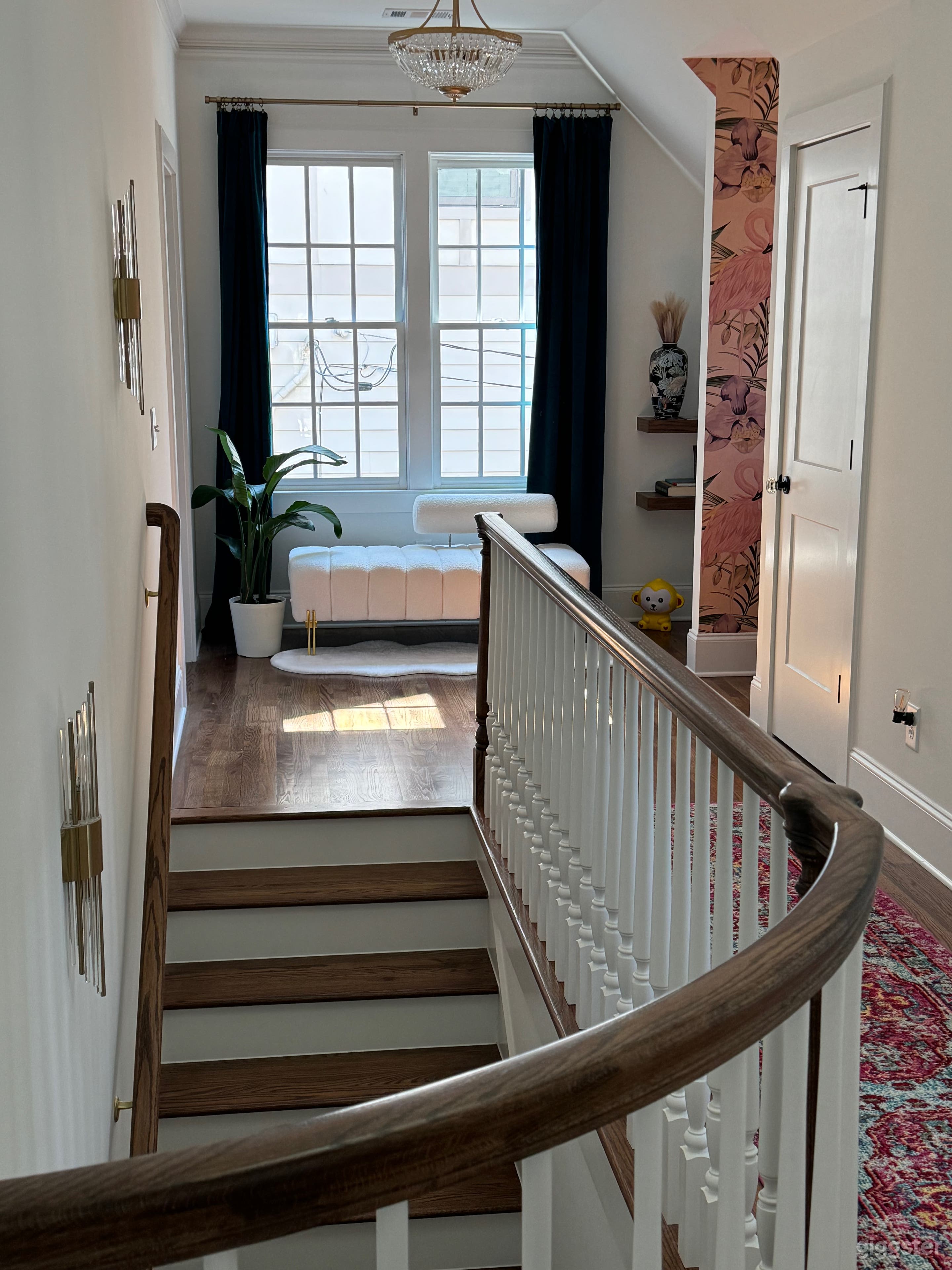 Early magic hour - second floor landing