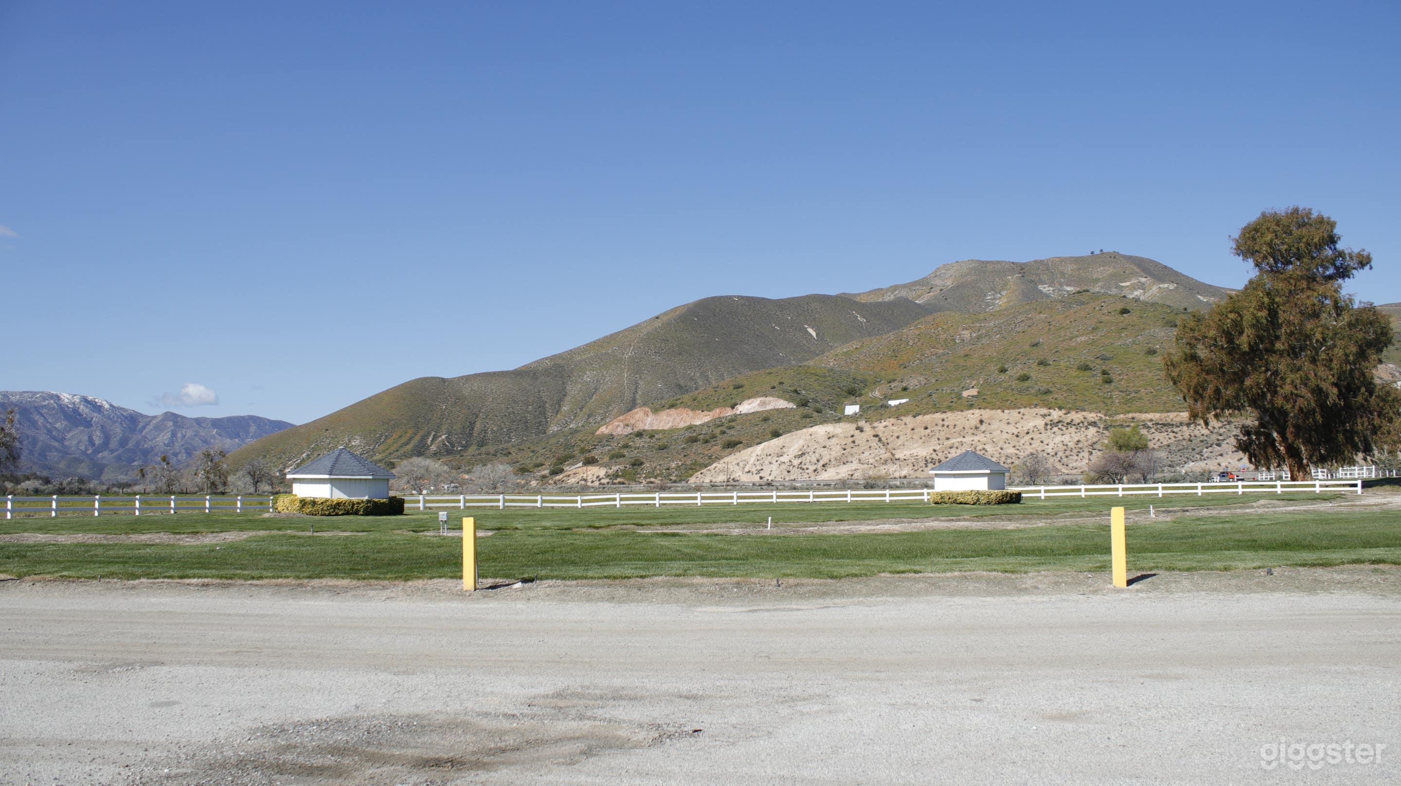 Dirt Driveway looking out towards the Front Area 