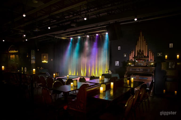  Every booking includes our stage lights and sound, tables and chairs, bar and wait staff, full access to our bar with specialized cocktails/ mocktails, and our restaurant. 