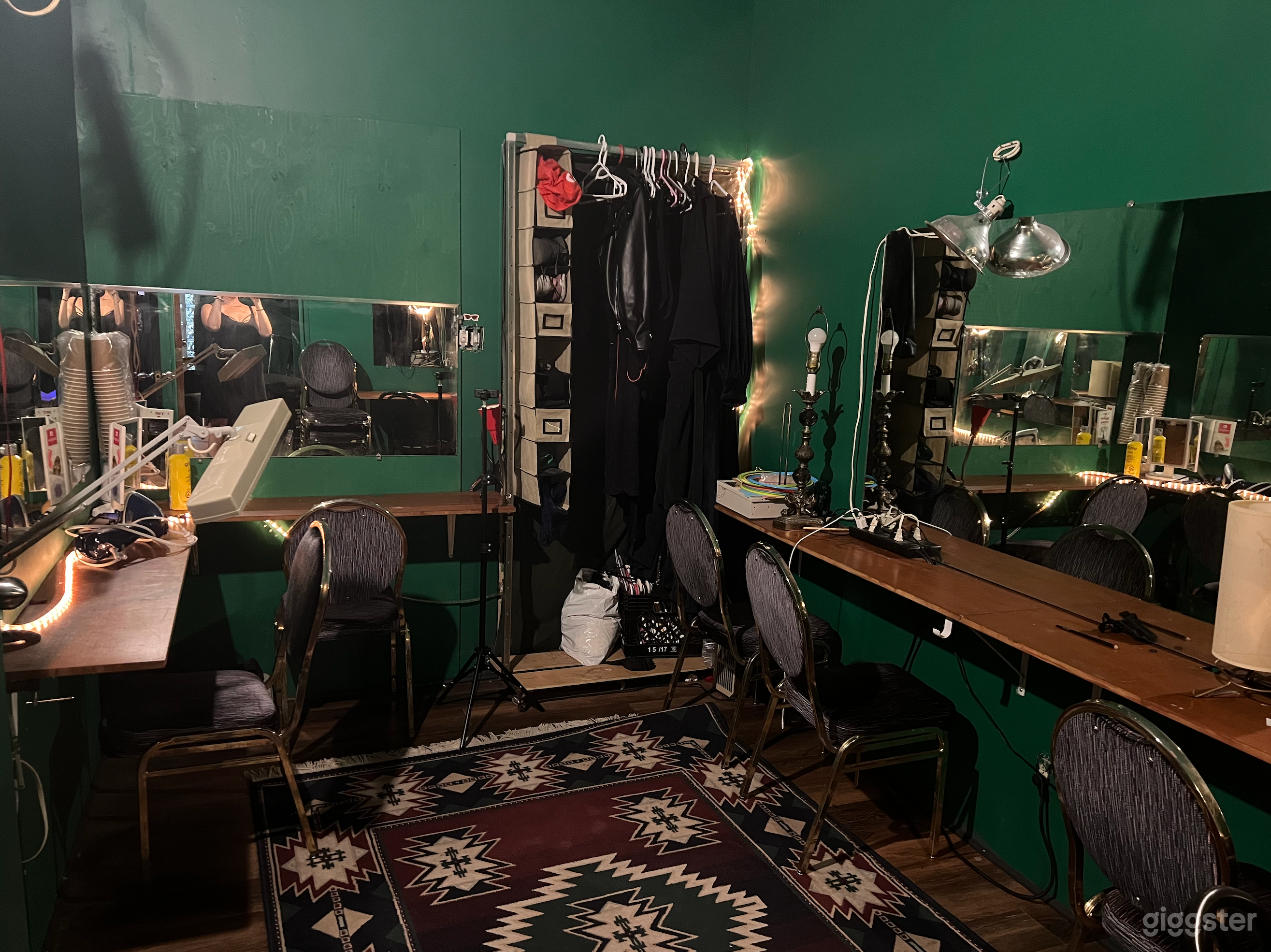 Fully equipped Green Room