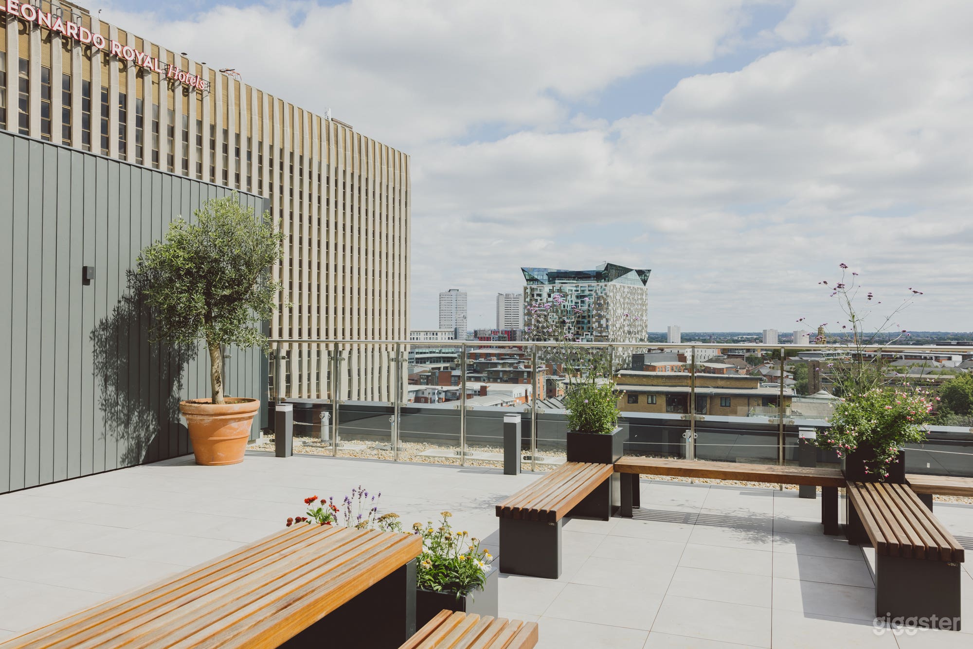 Bright and Sunny Outdoor Terrace Photo 1
