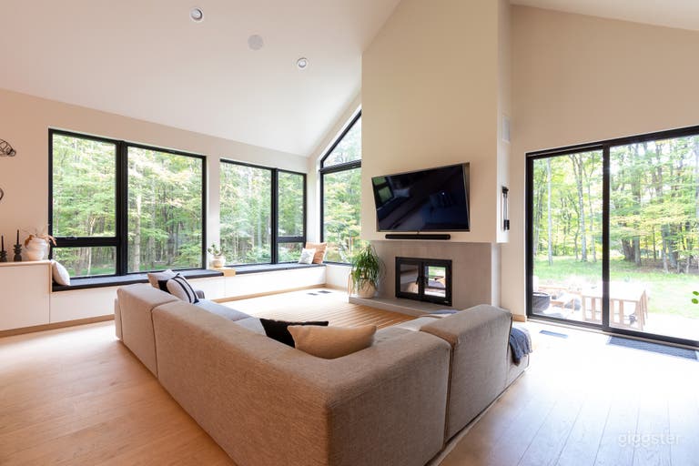  Maison de montagne scandinave moderne 