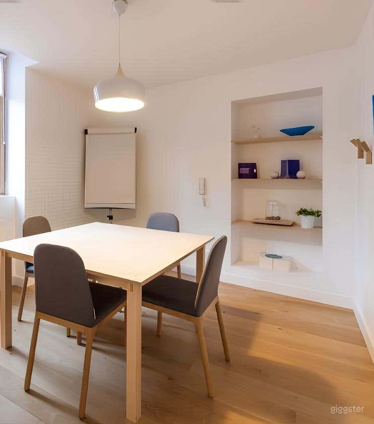 Photo de Bureau Bleu 1-4 Personnes 2