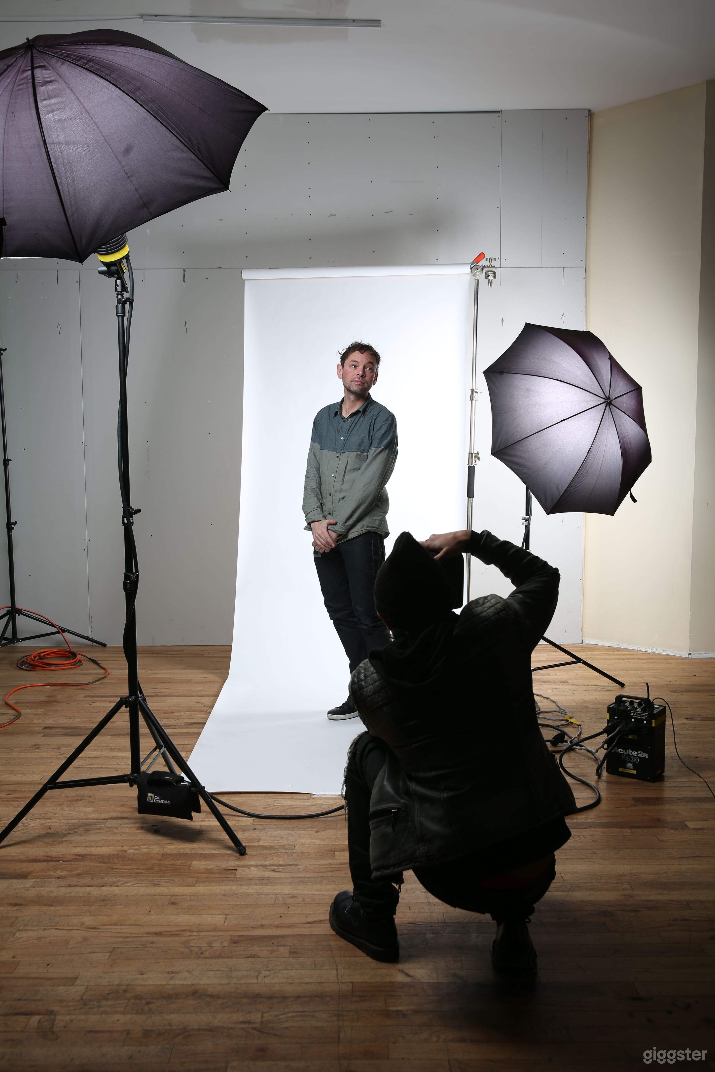 Professional production assistants, photographers and consultants on staff.