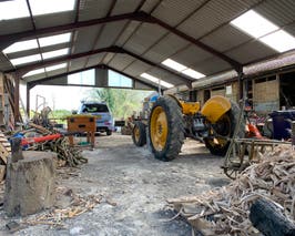  Big barn and tractor (production hire only) 