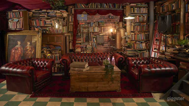  Art, Vocal and Drum Booth an Old Library 