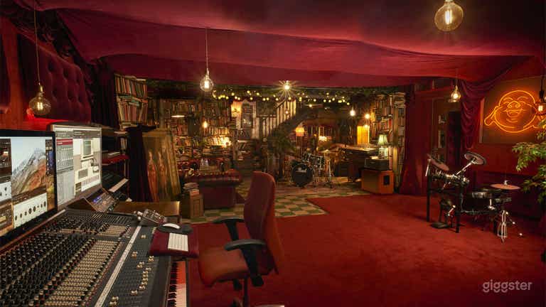  Looking at lounge area from the studio 