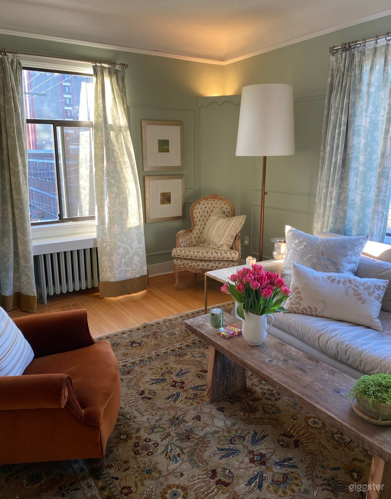 Living room in daylight