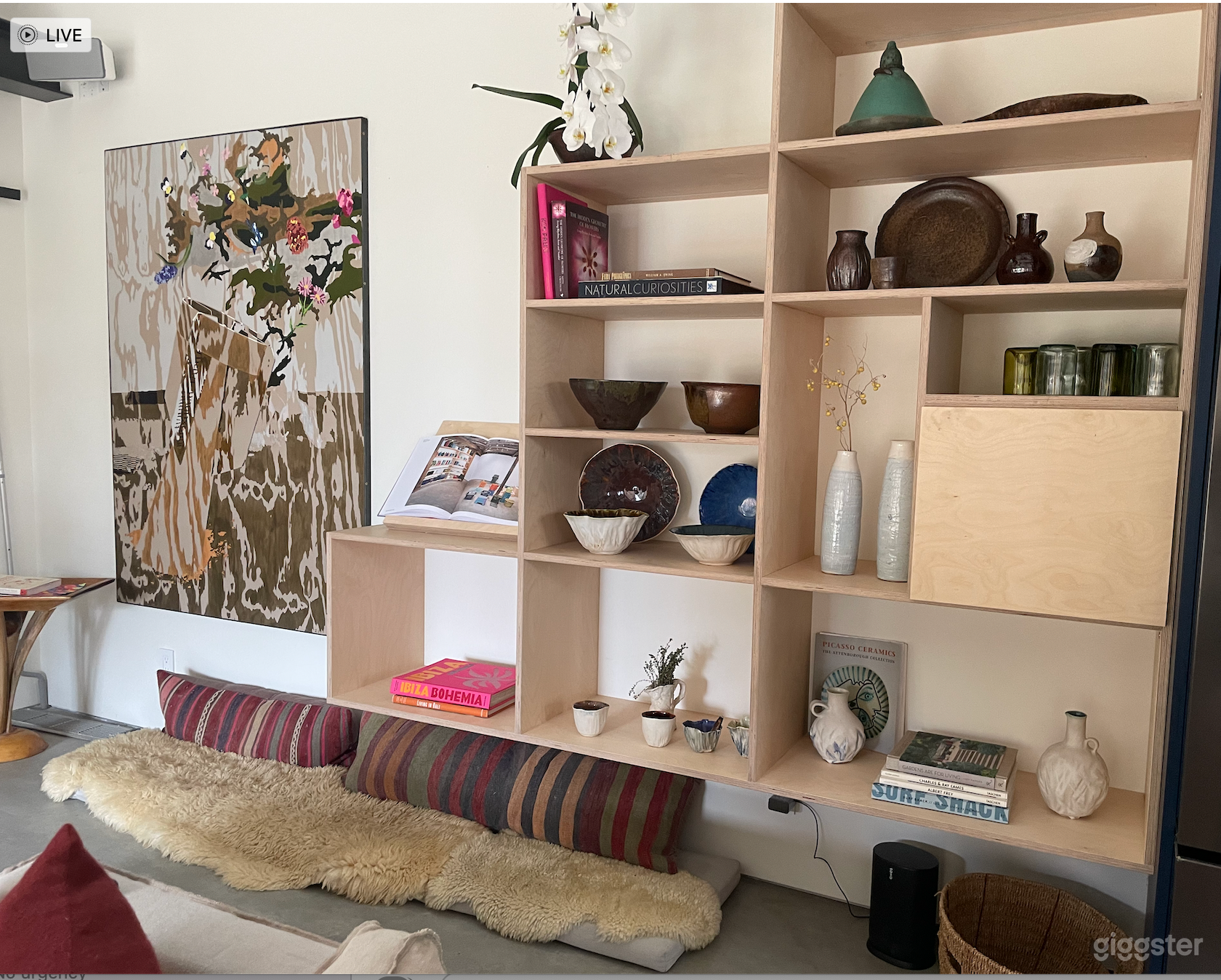 Built in Gallery Wall Guest House