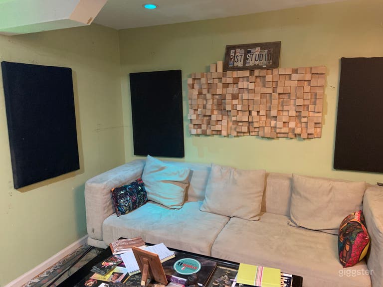  Lounge area of the studio.  