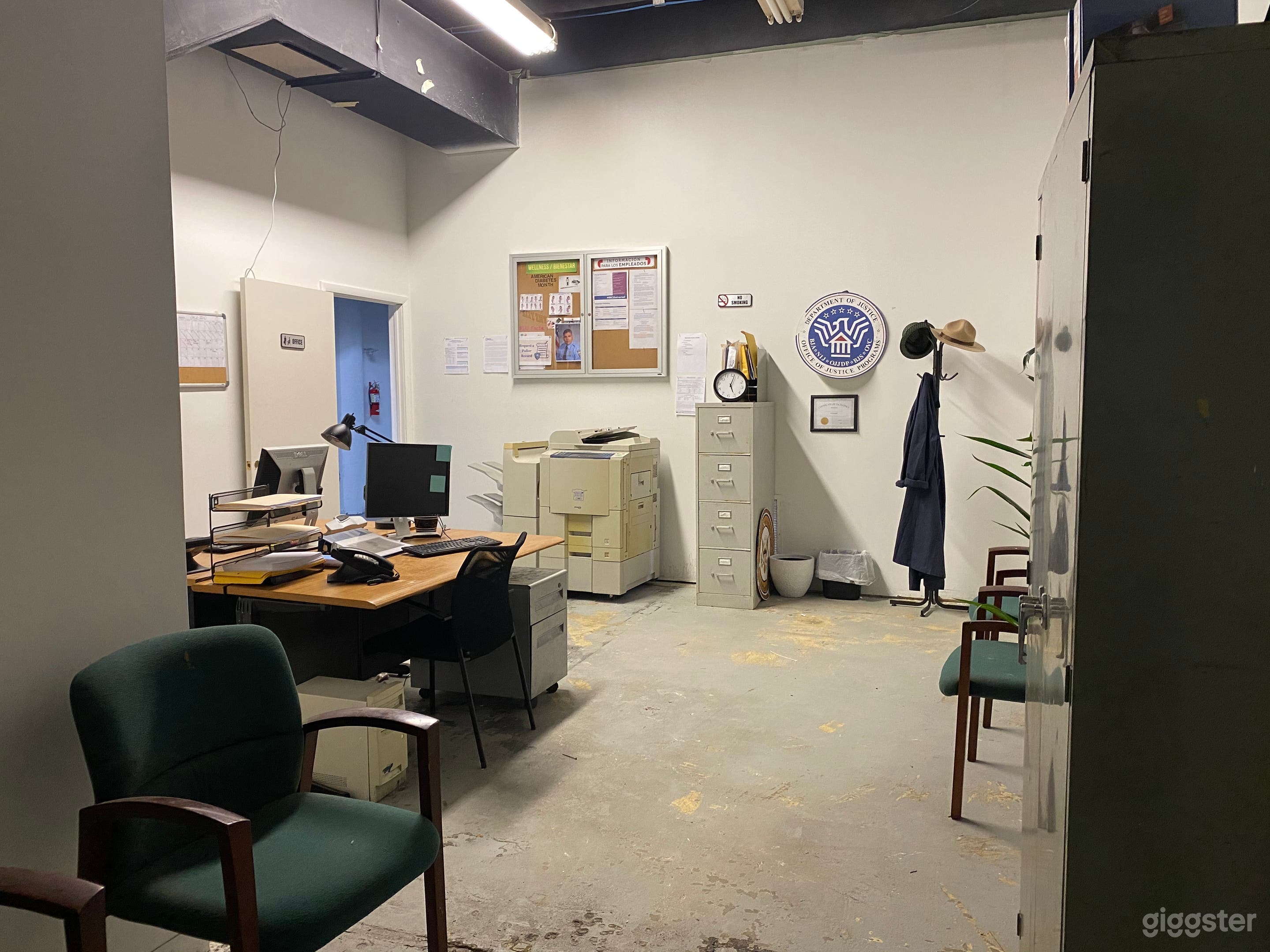 Sheriff's Office Production Set Photo 1