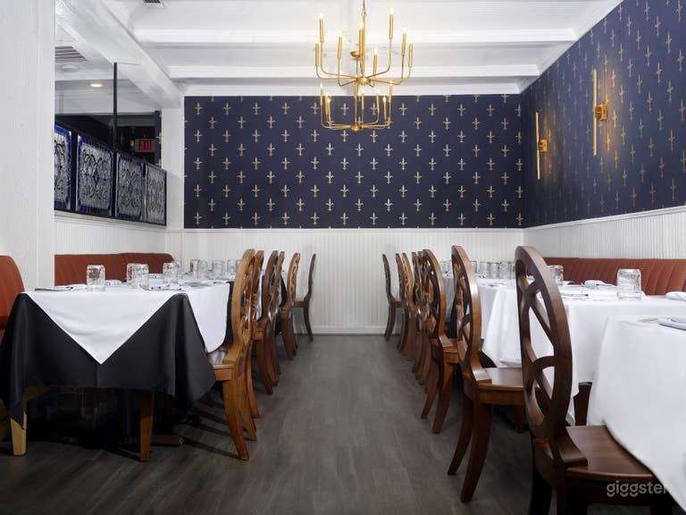  Interior of dining room.  