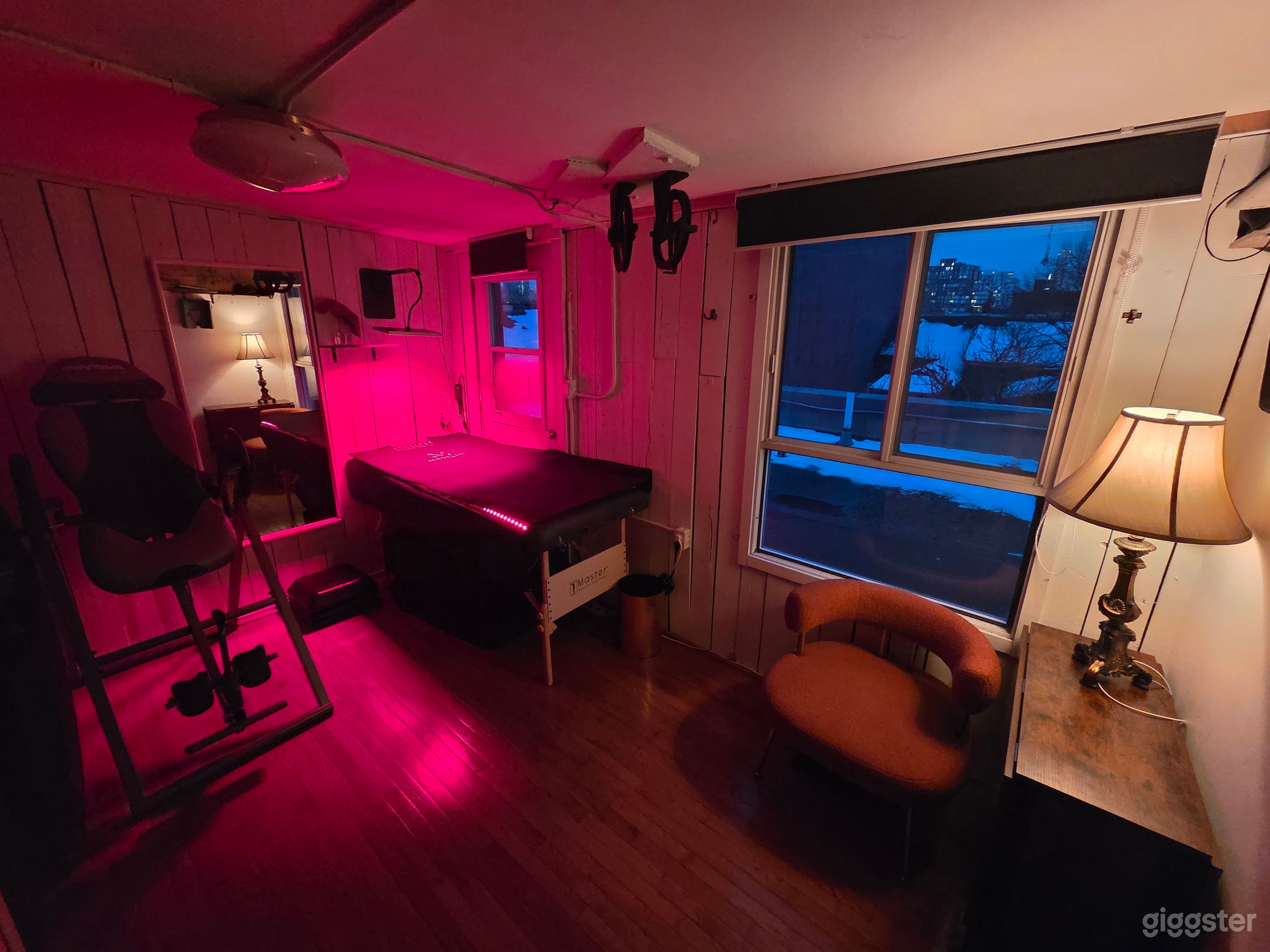 Wellness Room on a Rooftop with Red Light Therapy, Massage.. Photo 1