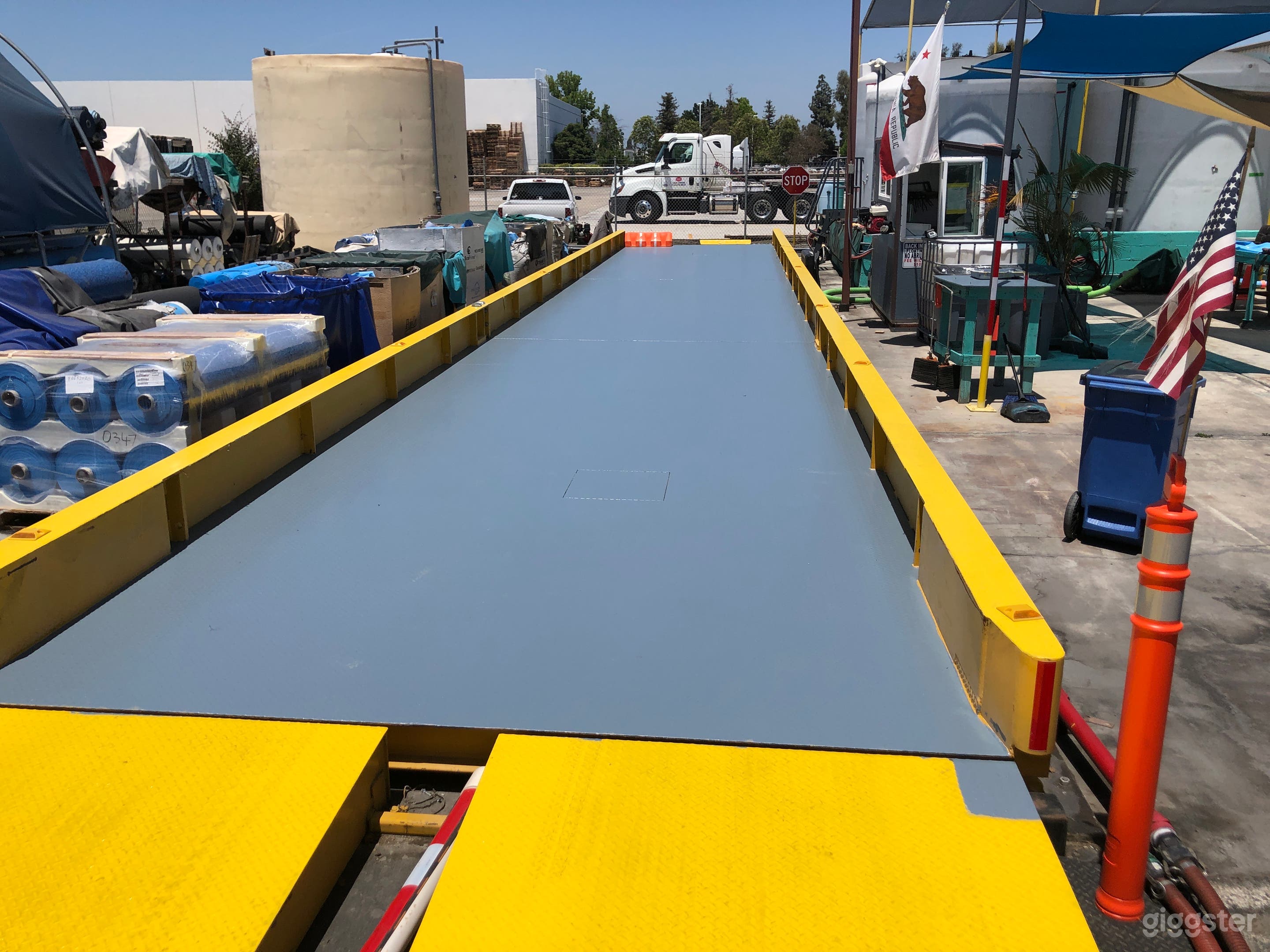 13x40 runway weigh scale and weigh station