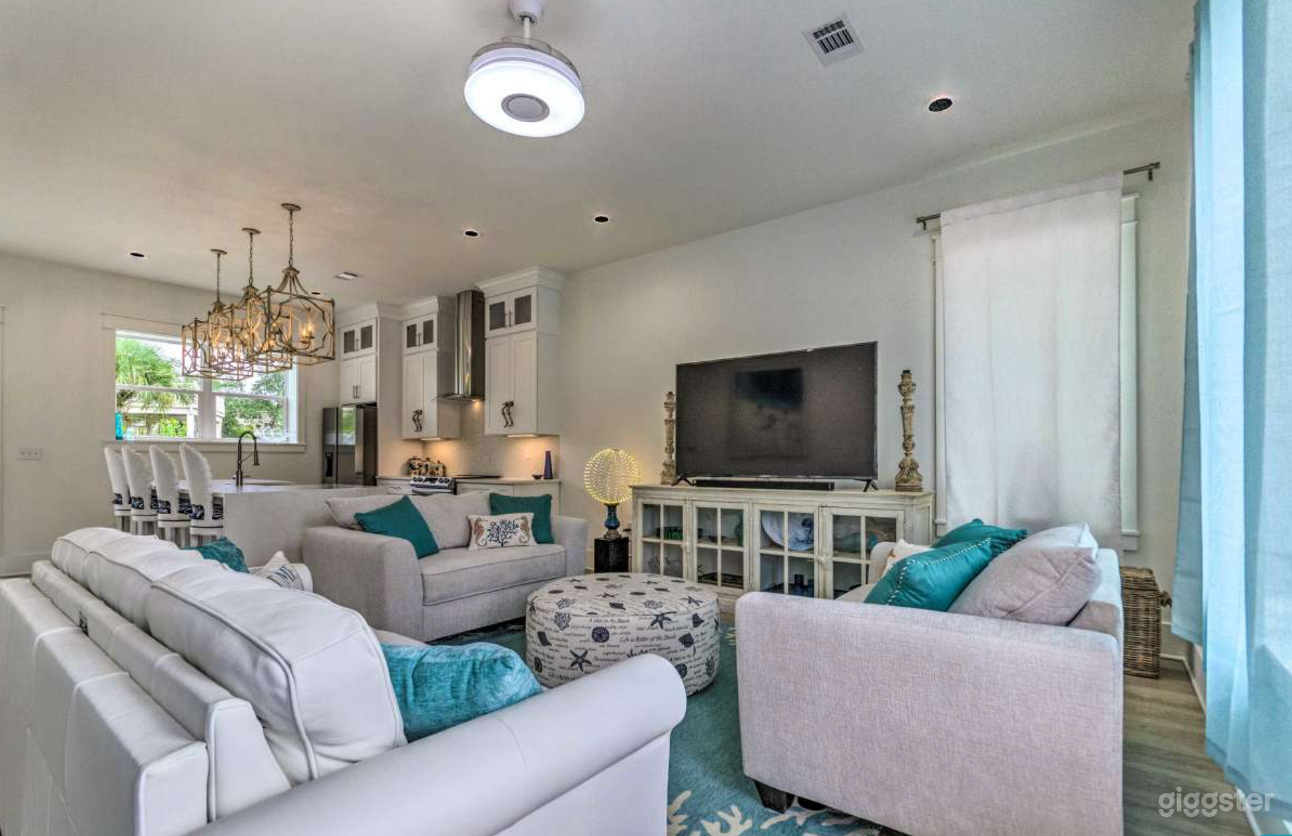 Living room /open concept kitchen