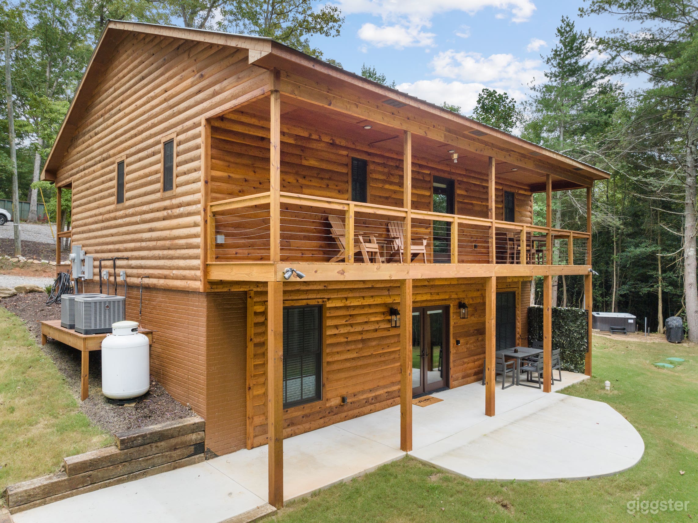 Upper and lower level view