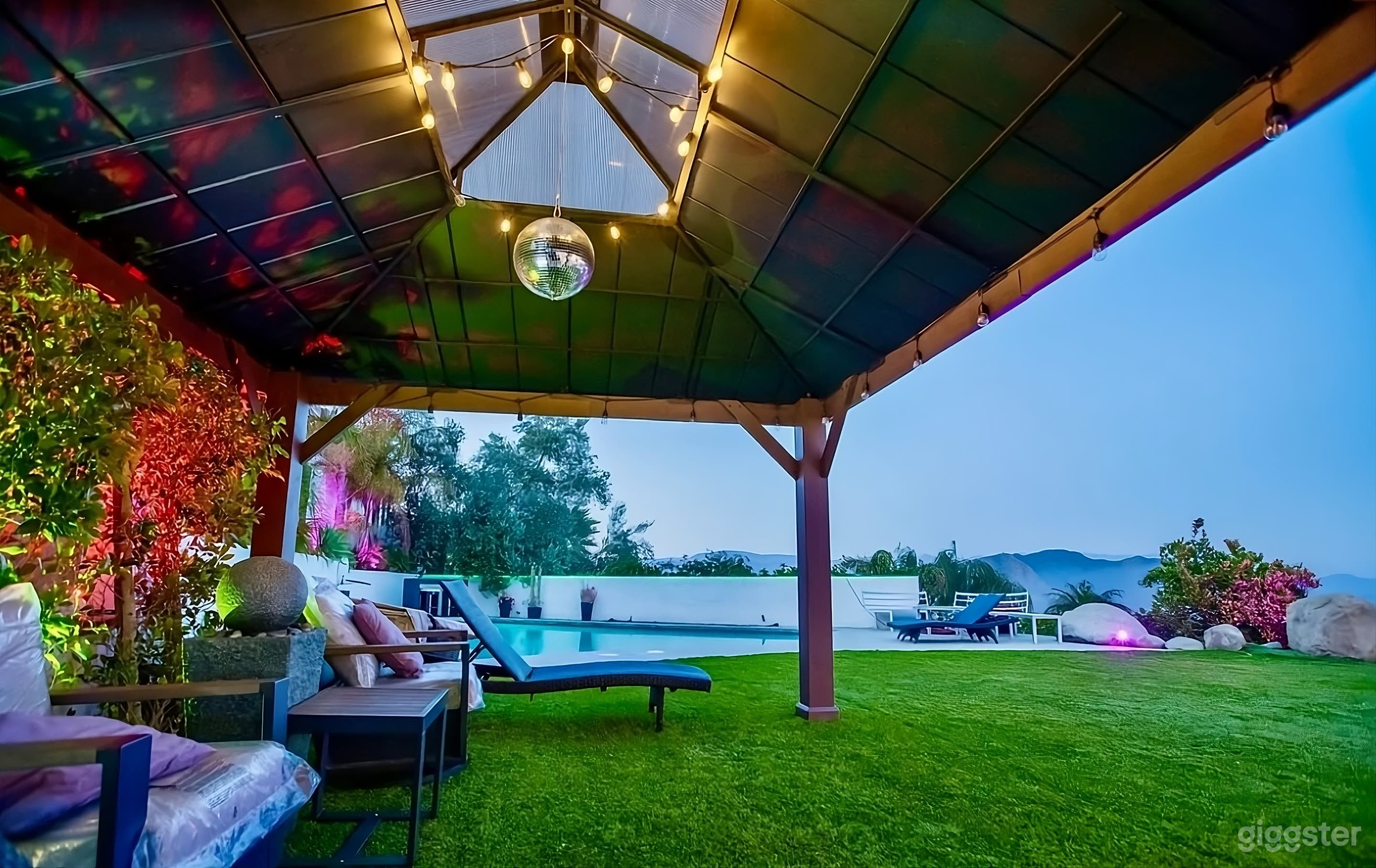 Modern Hilltop Backyard with Pool Photo 4