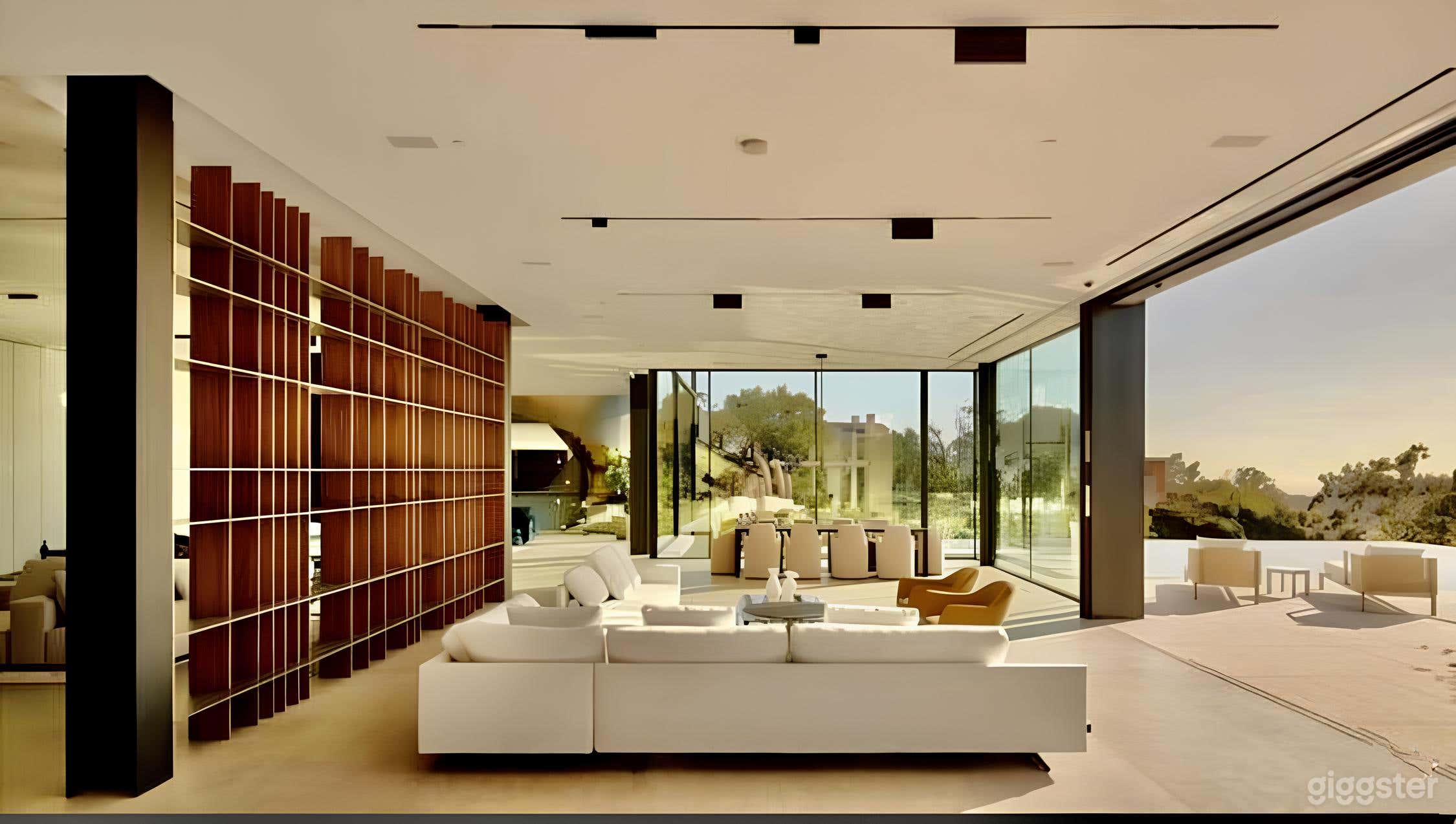 Contemporary Opulent Living with Panoramic views Photo 3