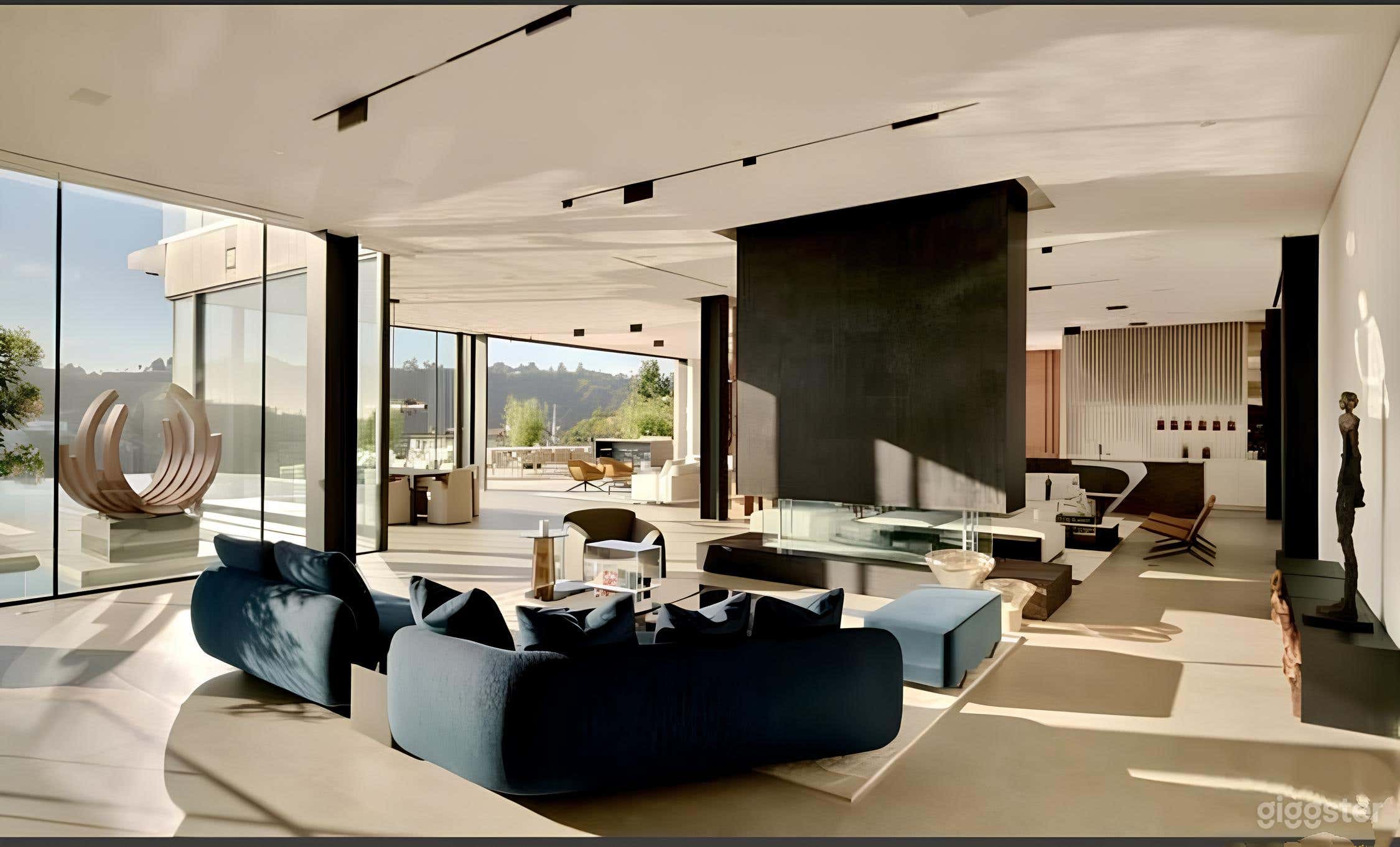 Contemporary Opulent Living with Panoramic views Photo 2