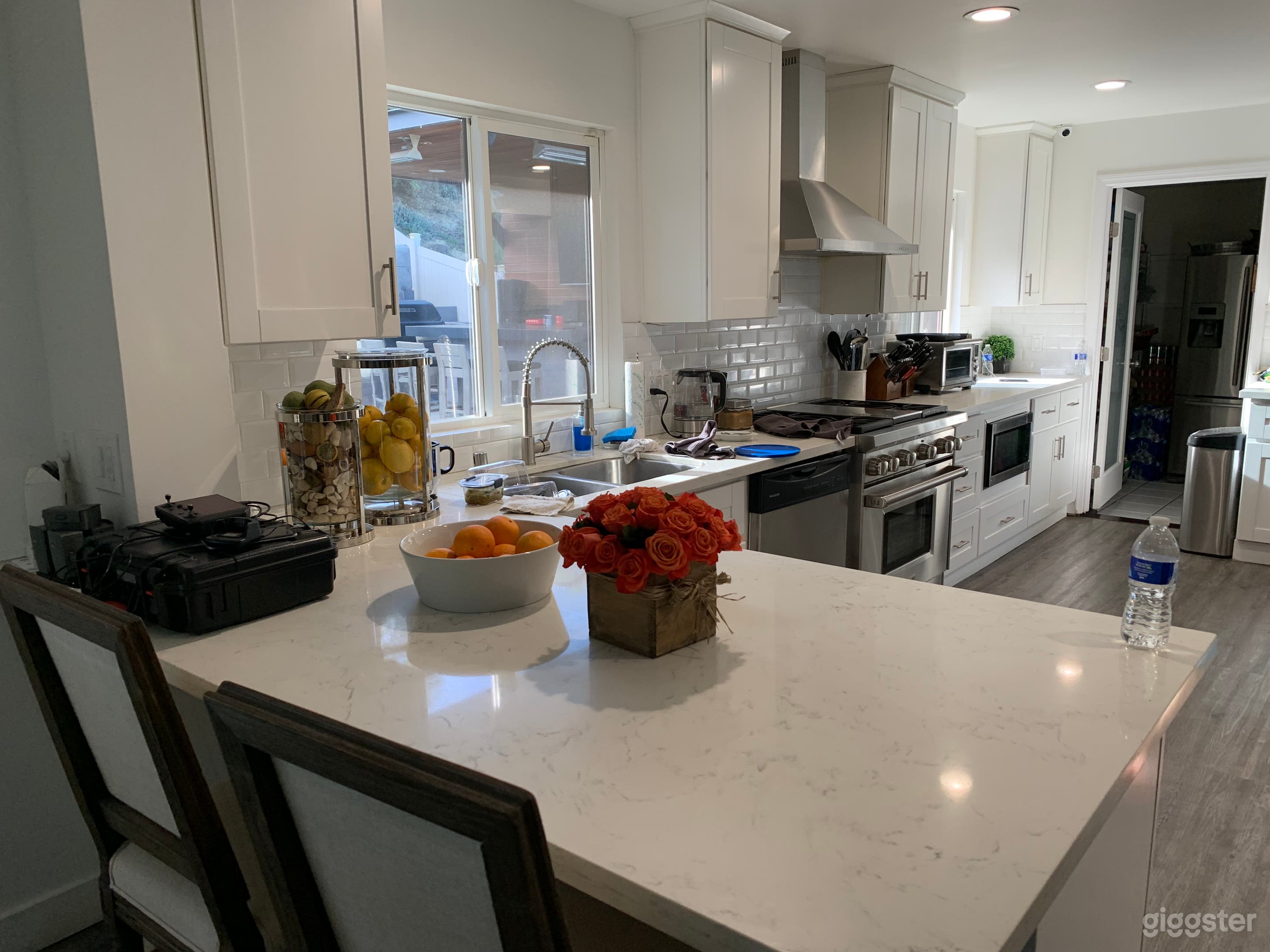 Grey Modern Big Backyard Home Photo 3