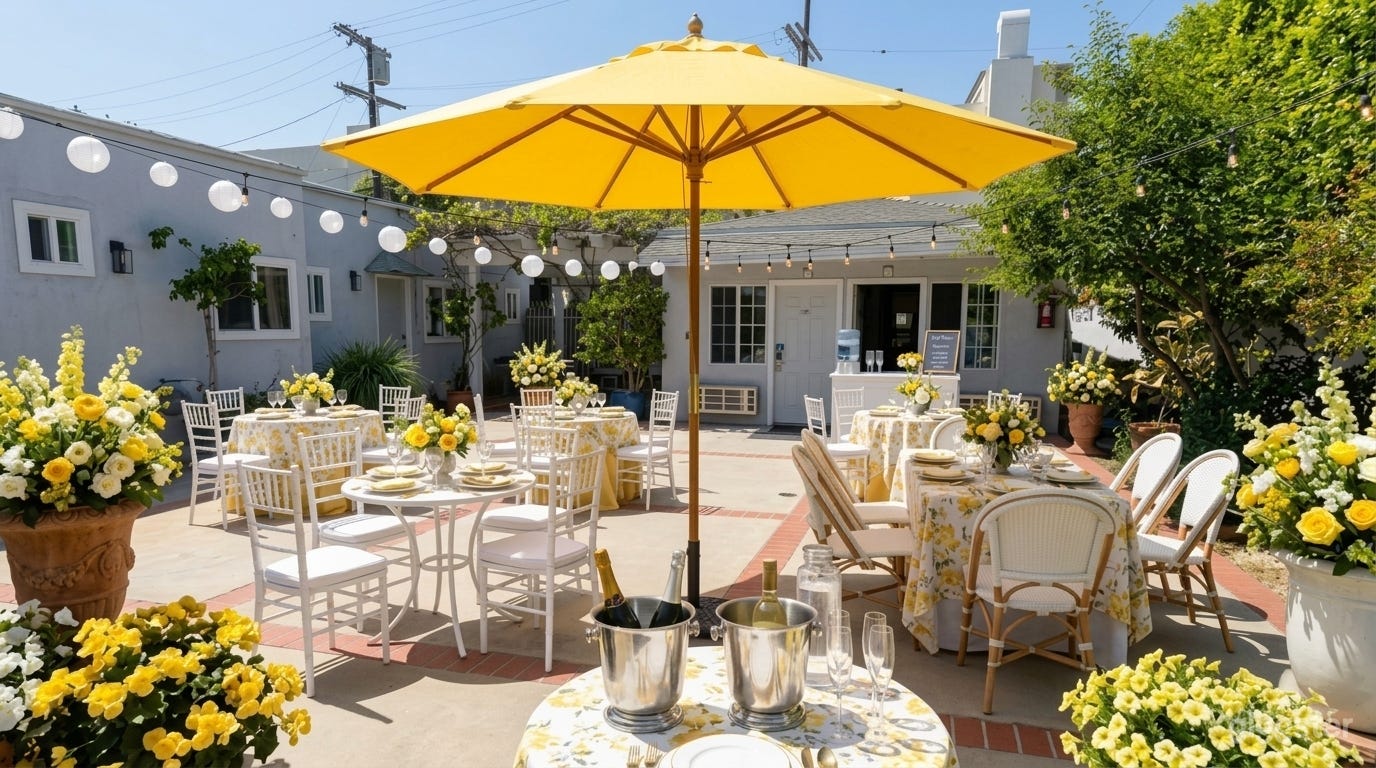 Santa Monica event backyard Photo 1