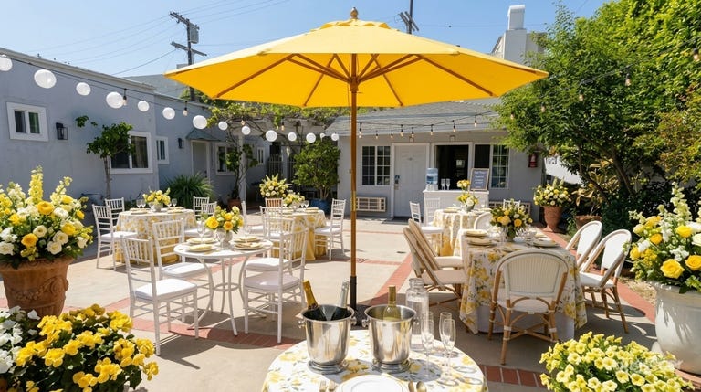  Patio trasero para eventos en Santa Mónica 