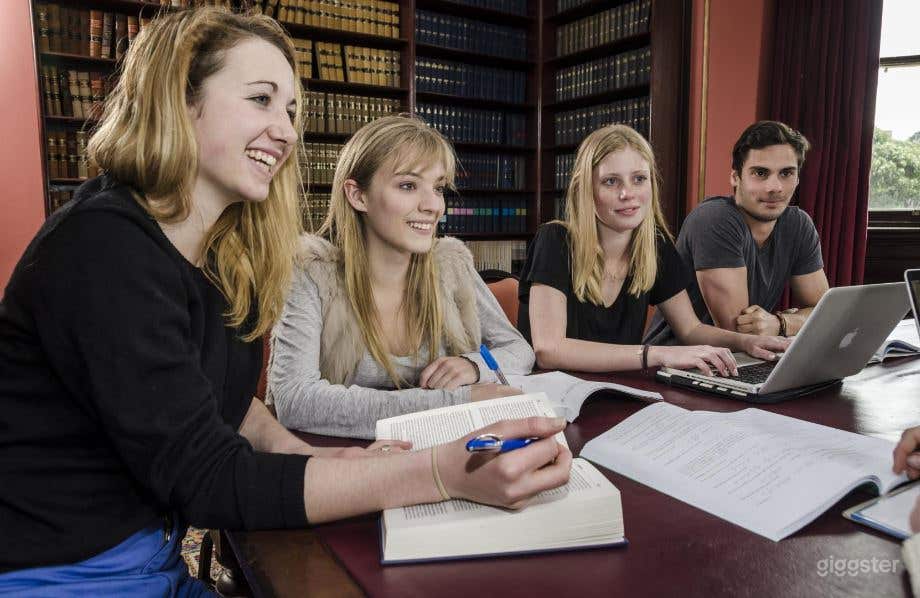 The Law Library with a Fireplace Photo 4