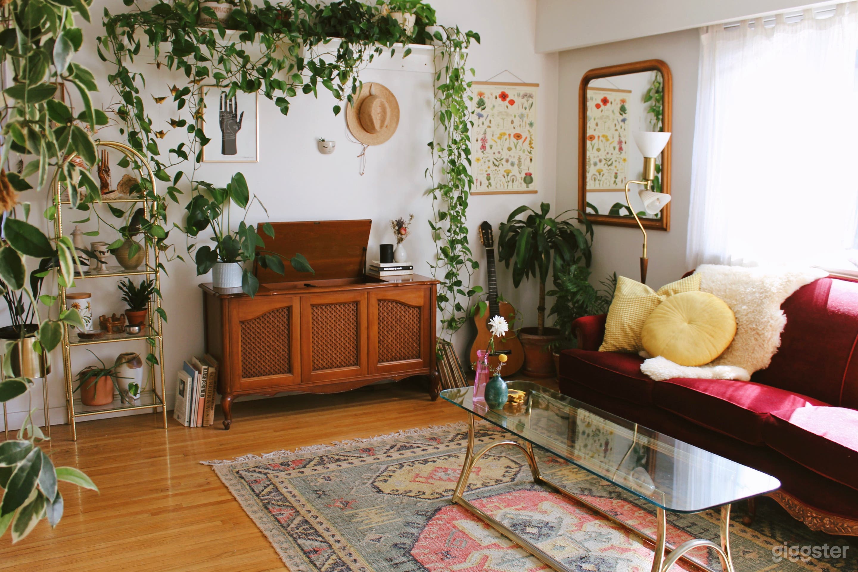 Eclectic + Bright Boho-Retro Apartment Photo 1