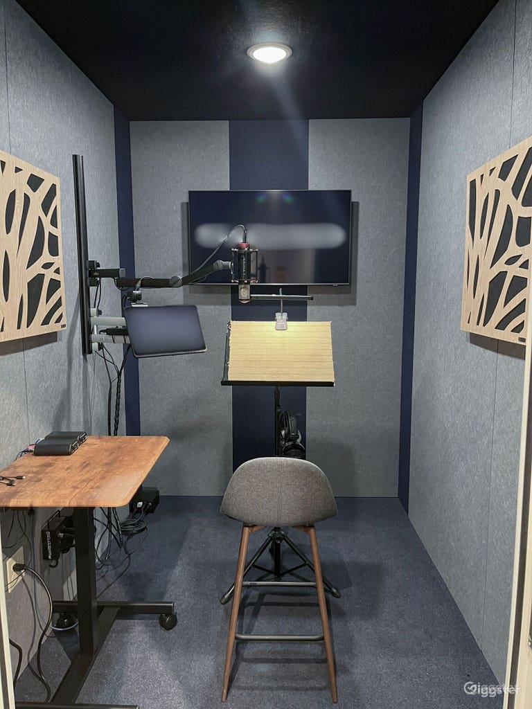  Downtown Pasadena Sound Proof Studio with VO Booth 