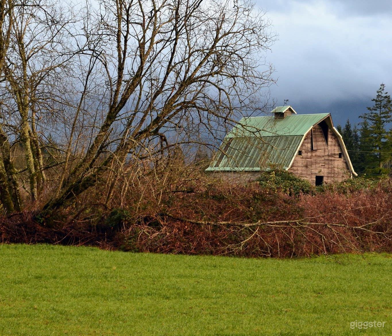 The barn