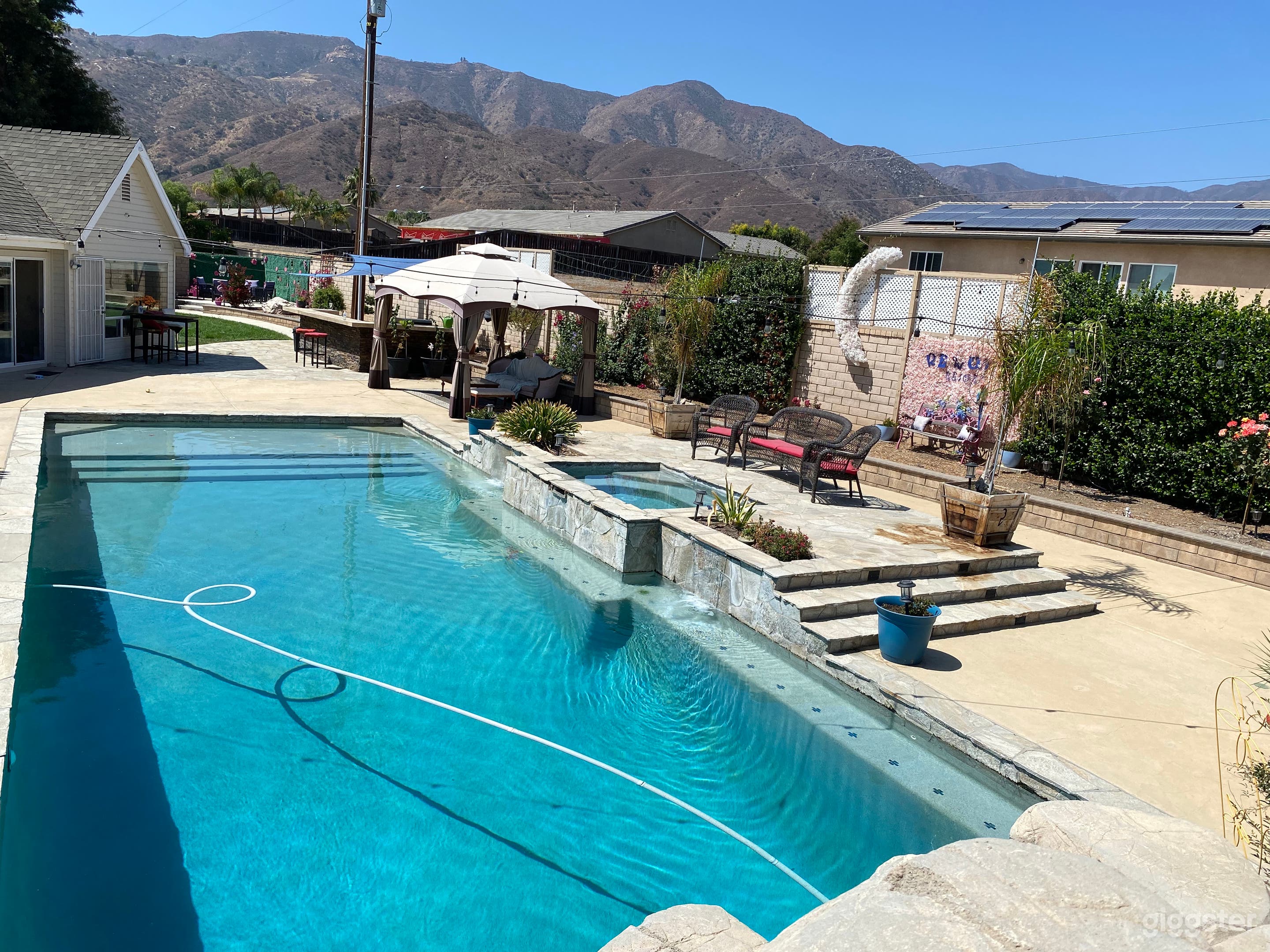View from water slide 