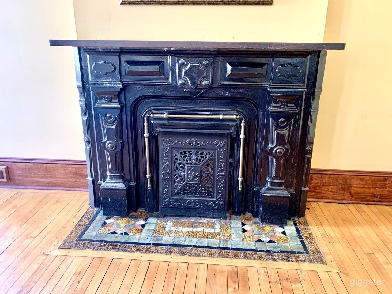 Vintage touches such as this fireplace in The Ladies Reading Room make The Library Ballroom venue one  of a kind!