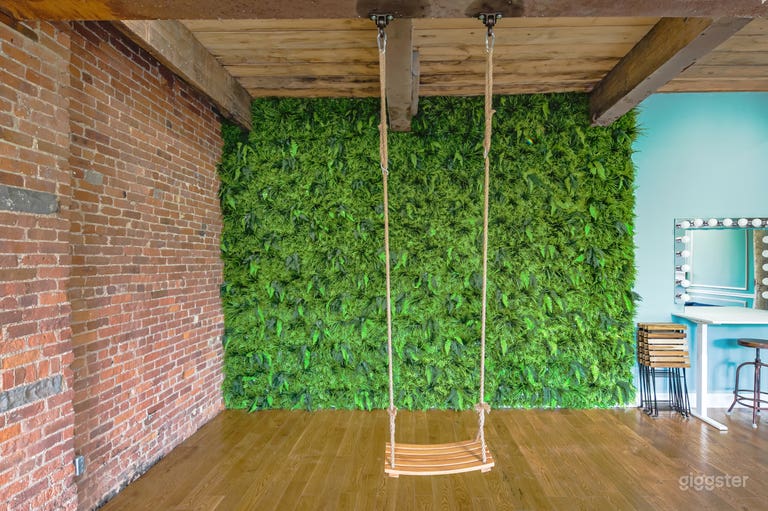  Historic Brick Studio with French Style Fireplace 