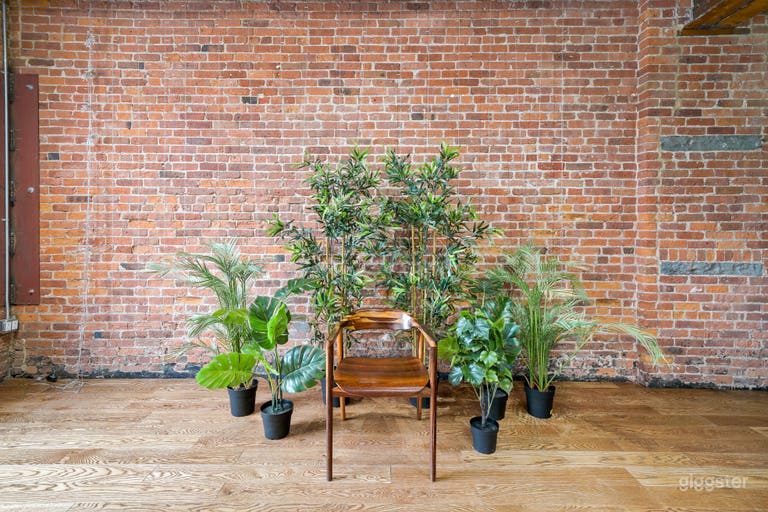  Historic Brick Studio with French Style Fireplace 