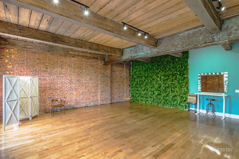  Historic Brick Studio with French Style Fireplace 