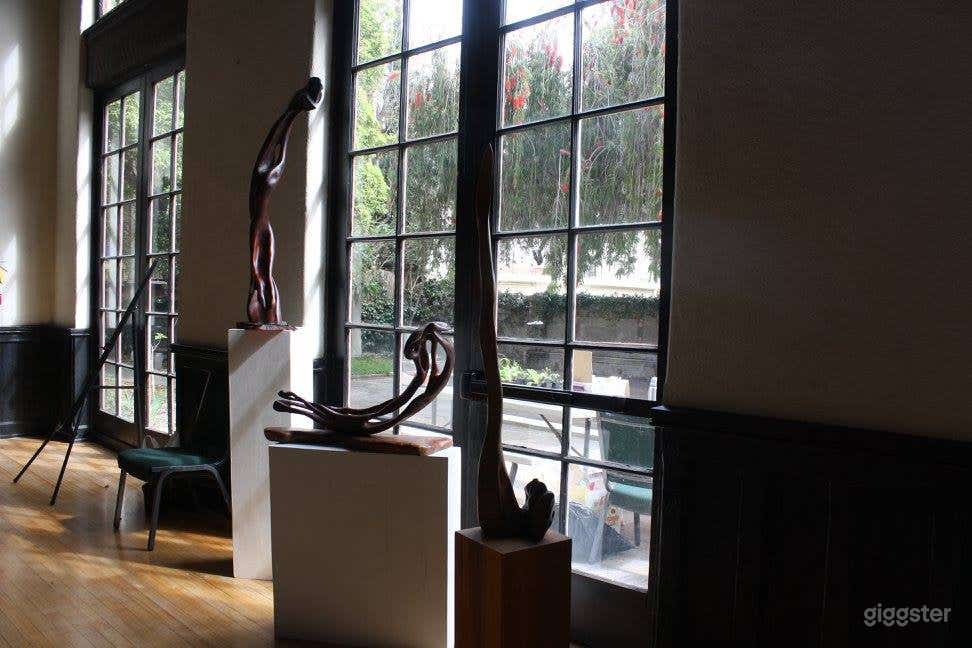 Classic Church with Stained Glass Windows Photo 2