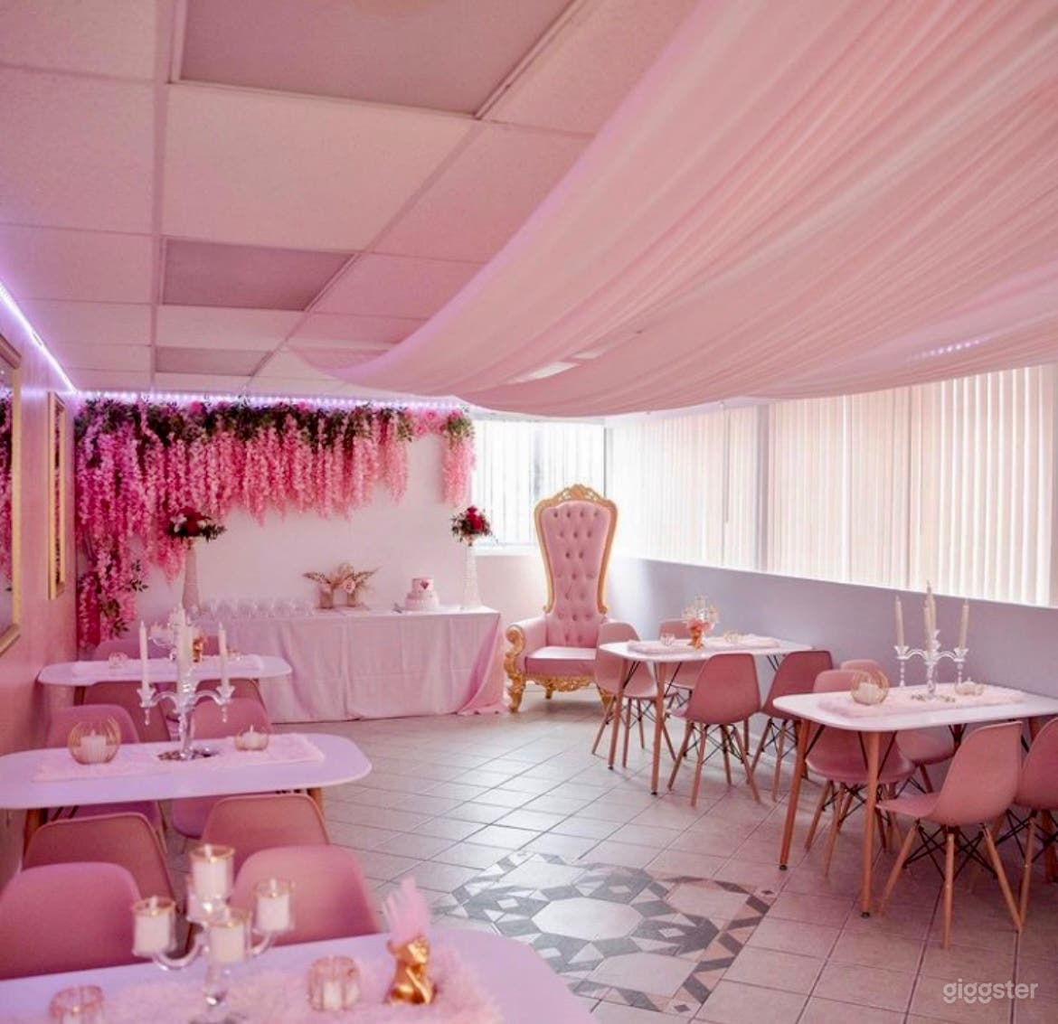 Charming Pink Event Space in Historic Fashion Aven Photo 3