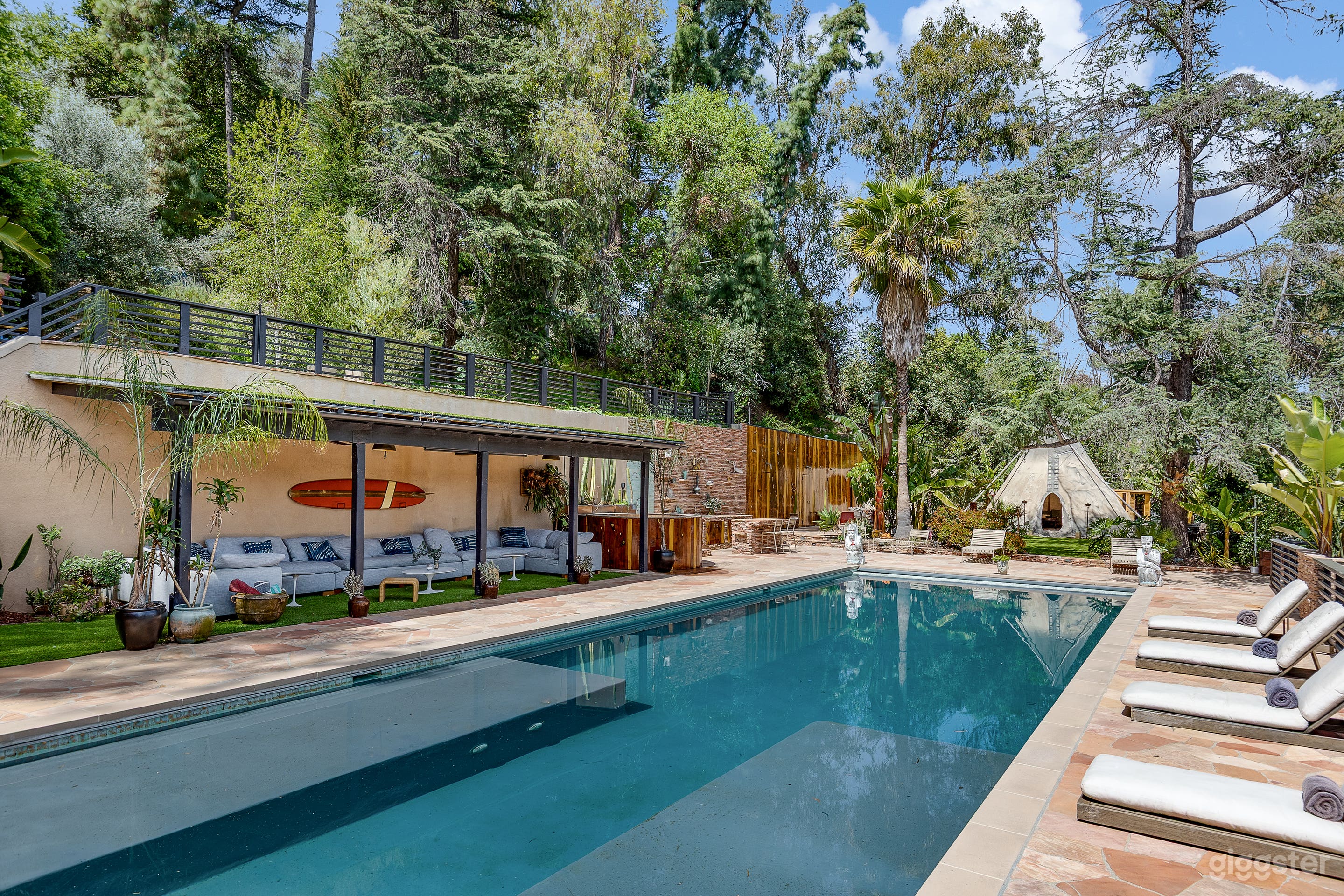 Tarzan's 1920's Pool Party Estate Photo 1