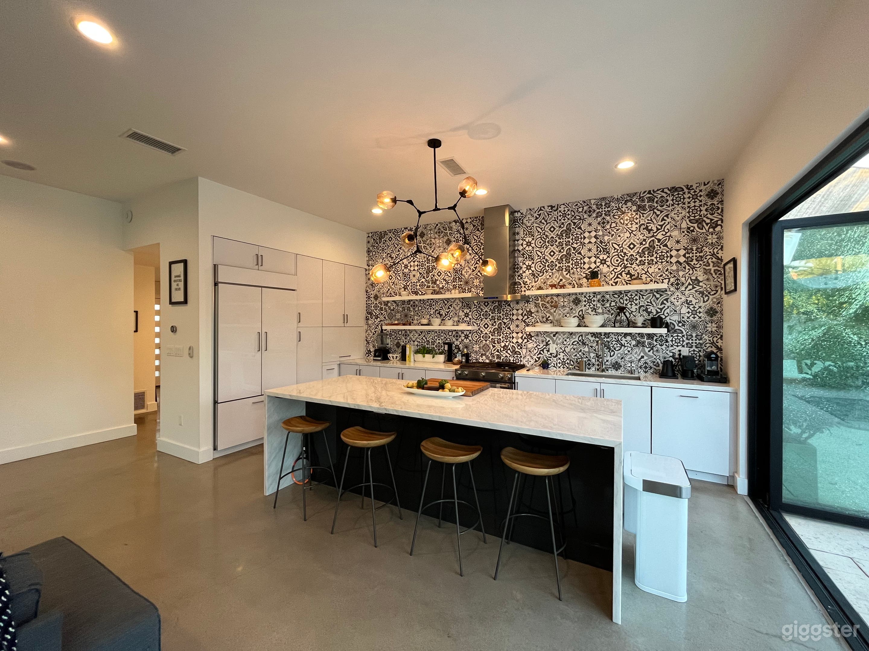 Kitchen (microwave is built into the island)