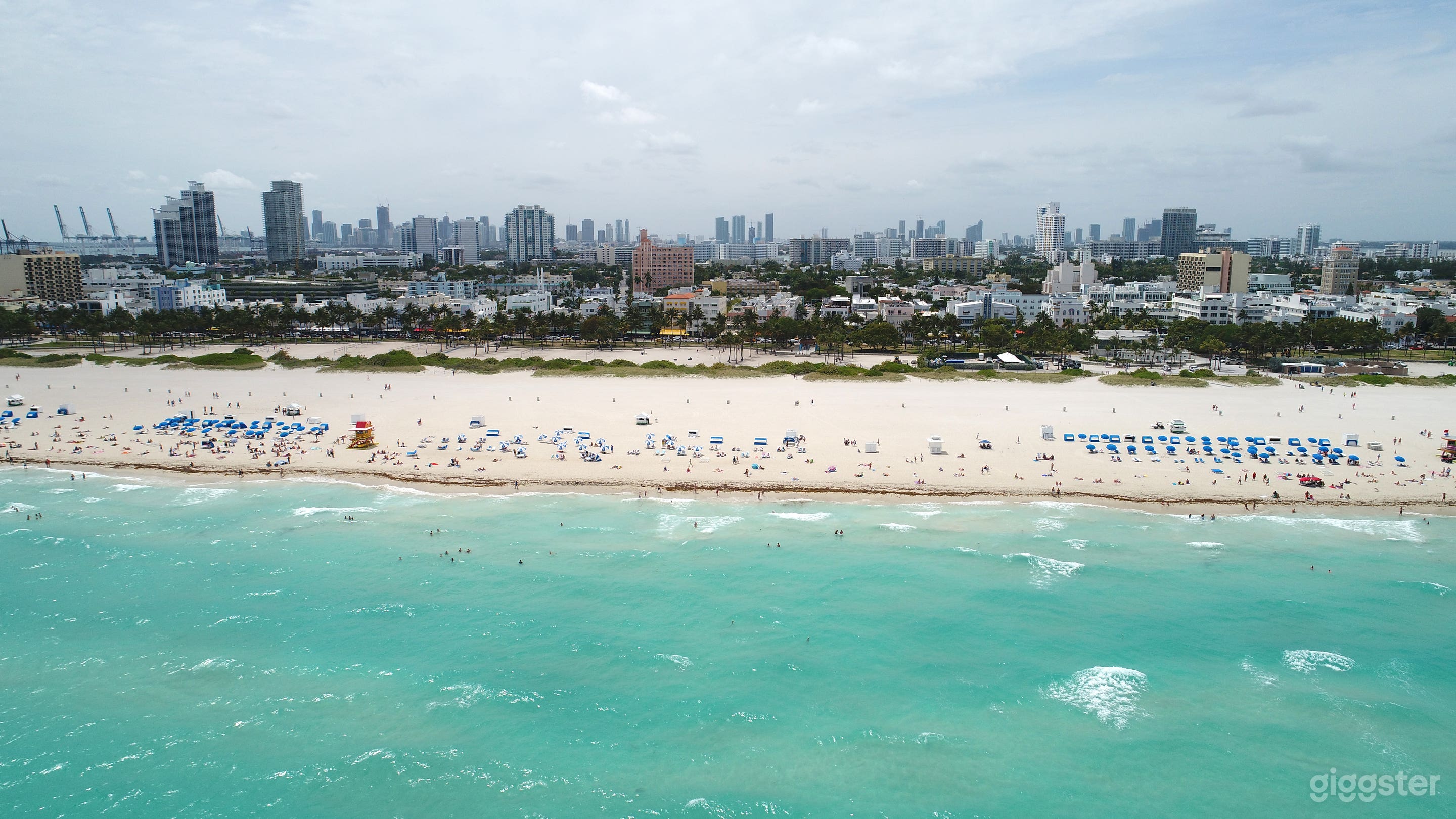 Oceanfront Apartment Condo Building (as seen in this photo), located right on World Famous Ocean Drive with an in-house restaurant and bar servicing up some exotic American fusion and tropical drinks.
