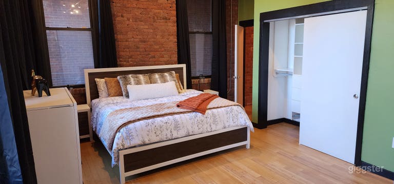  Bedroom - private - 2 doors - one leads to Living room and one that leads to bathroom 