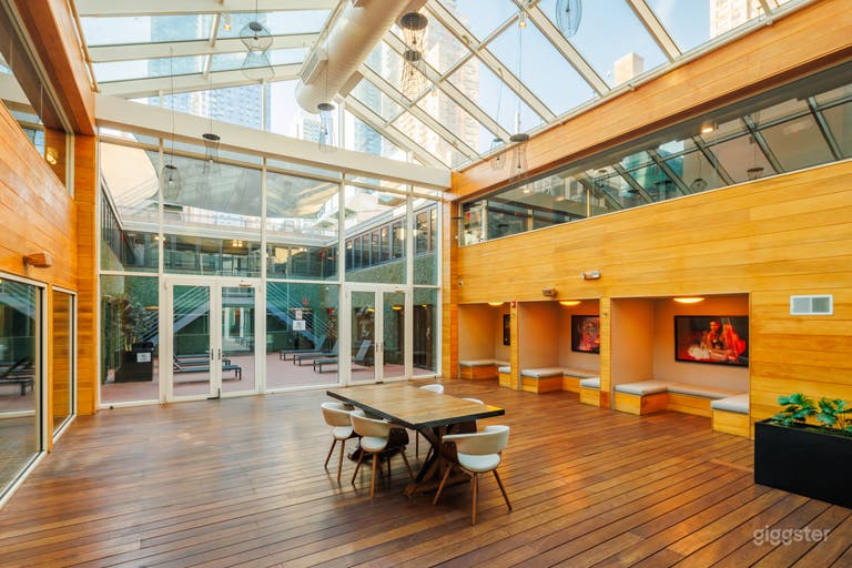  Glass Atrium Oasis in the Heart of Times Square 