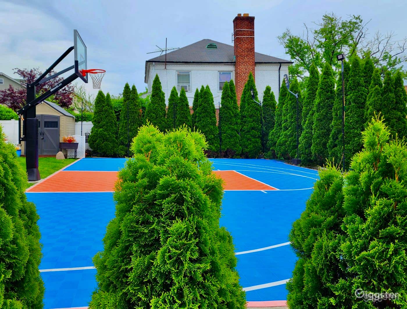 Vibrant Basketball Court  Photo 1