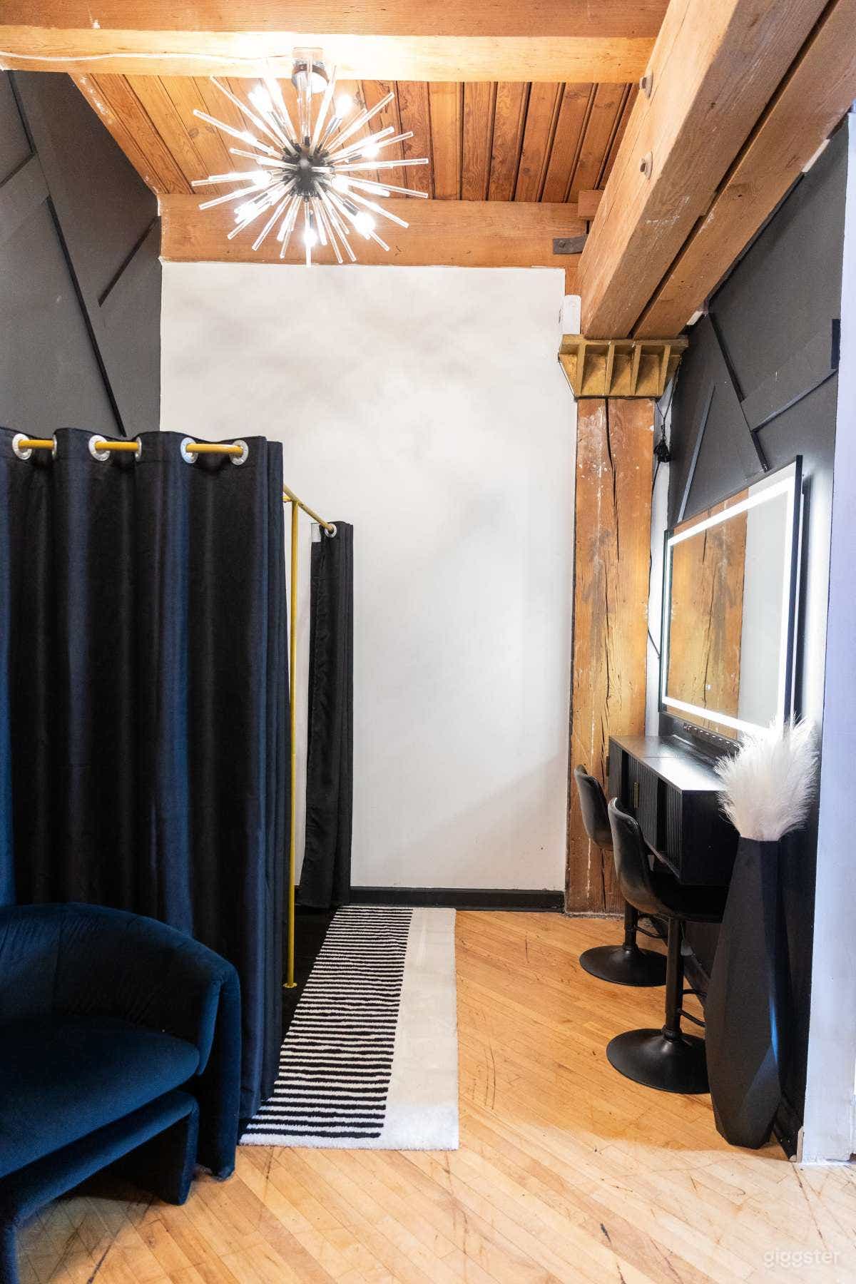 Industrial Bank Vault Door Studio with Cinematic Edge Photo 4