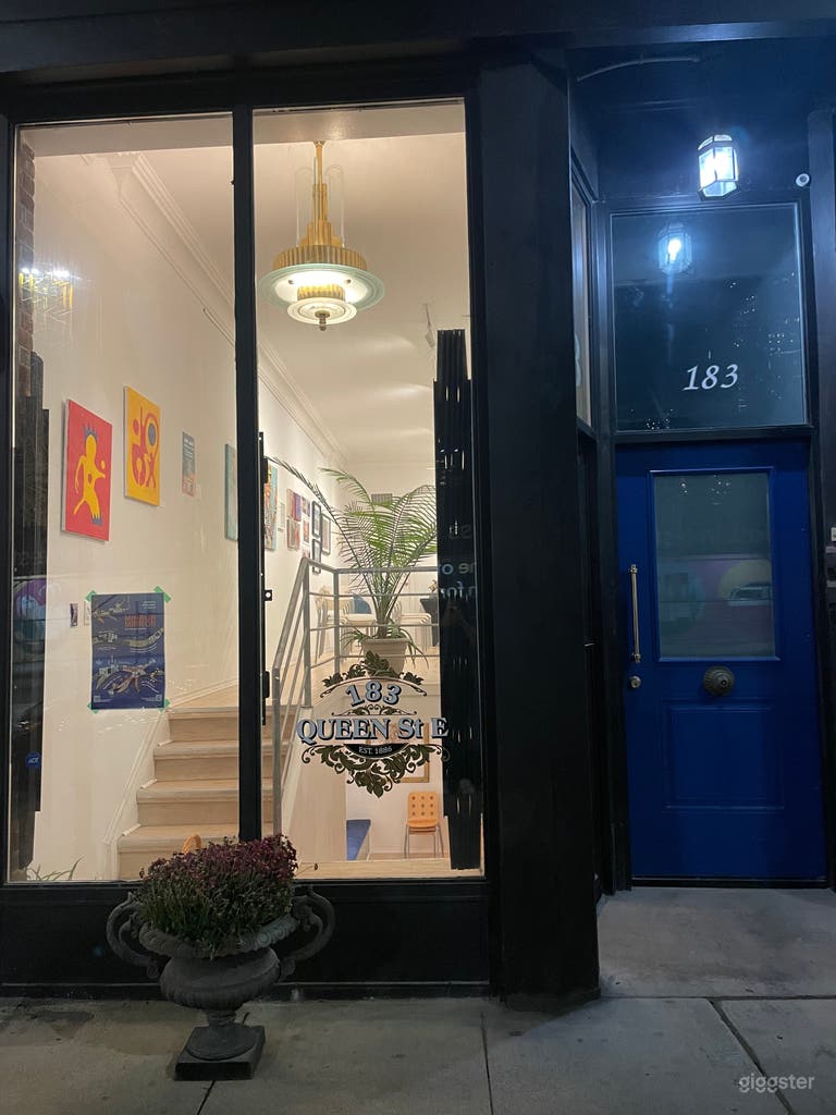  Exquisite 700 sq ft Gallery Space Film/ Events  