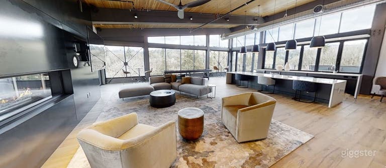  Espacio Lounge Contemporáneo y Elegante con Terraza al Aire Libre 